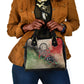 Libya Revolution Day Shoulder Handbag Libyan National Pride Watercolor Flag Waves Floral