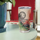 Libya Revolution Day Tumbler Cup Libyan National Pride Watercolor Flag Waves Floral