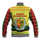 Senegal Christmas Baseball Jacket Baobab Tree and National Coat of Arms Motif - African Pride
