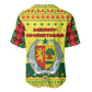 Senegal Christmas Baseball Jersey Baobab Tree and National Coat of Arms Motif - African Pride