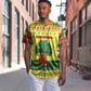 Senegal Christmas Baseball Jersey Baobab Tree and National Coat of Arms Motif - African Pride