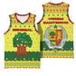 Senegal Christmas Basketball Jersey Baobab Tree and National Coat of Arms Motif - African Pride
