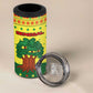 Senegal Christmas 4 in 1 Can Cooler Tumbler Baobab Tree and National Coat of Arms Motif - African Pride