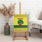 Senegal Christmas Canvas Wall Art Baobab Tree and National Coat of Arms Motif - African Pride