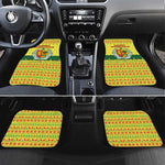 Senegal Christmas Car Mats Baobab Tree and National Coat of Arms Motif - African Pride