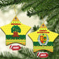Senegal Christmas Ceramic Ornament Baobab Tree and National Coat of Arms Motif - African Pride