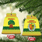 Senegal Christmas Ceramic Ornament Baobab Tree and National Coat of Arms Motif - African Pride