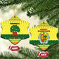 Senegal Christmas Ceramic Ornament Baobab Tree and National Coat of Arms Motif - African Pride