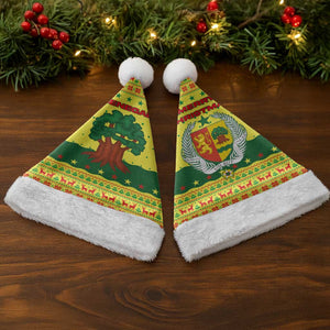 Senegal Christmas Santa Hat Baobab Tree and National Coat of Arms Motif - African Pride