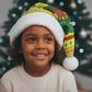 Senegal Christmas Santa Hat Baobab Tree and National Coat of Arms Motif - African Pride