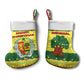 Senegal Christmas Stocking Baobab Tree and National Coat of Arms Motif - African Pride