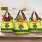 Senegal Christmas Grocery Bag Baobab Tree and National Coat of Arms Motif - African Pride