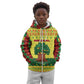 Senegal Christmas Kid Hoodie Baobab Tree and National Coat of Arms Motif - African Pride