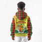 Senegal Christmas Kid Hoodie Baobab Tree and National Coat of Arms Motif - African Pride