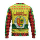 Senegal Christmas Ugly Christmas Sweater Baobab Tree and National Coat of Arms Motif - African Pride