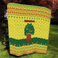 Senegal Christmas Quilt Baobab Tree and National Coat of Arms Motif - African Pride