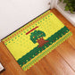 Senegal Christmas Rubber Doormat Baobab Tree and National Coat of Arms Motif - African Pride