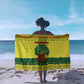 Senegal Christmas Sarong Baobab Tree and National Coat of Arms Motif - African Pride