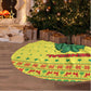 Senegal Christmas Tree Skirt Baobab Tree and National Coat of Arms Motif - African Pride