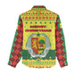 Senegal Christmas Women Casual Shirt Baobab Tree and National Coat of Arms Motif - African Pride