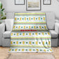 Senegal Christmas Blanket Golden Lion and Festive Stars Motif - African Pride