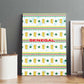 Senegal Christmas Canvas Wall Art Golden Lion and Festive Stars Motif - African Pride