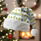 Senegal Christmas Santa Hat Golden Lion and Festive Stars Motif - African Pride