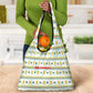 Senegal Christmas Grocery Bag Golden Lion and Festive Stars Motif - African Pride