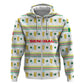 Senegal Christmas Hoodie Golden Lion and Festive Stars Motif - African Pride