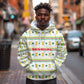 Senegal Christmas Hoodie Golden Lion and Festive Stars Motif - African Pride