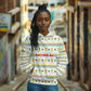 Senegal Christmas Hoodie Golden Lion and Festive Stars Motif - African Pride