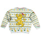 Senegal Christmas Kid Ugly Christmas Sweater Golden Lion and Festive Stars Motif - African Pride