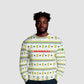 Senegal Christmas Ugly Christmas Sweater Golden Lion and Festive Stars Motif - African Pride