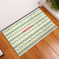 Senegal Christmas Rubber Doormat Golden Lion and Festive Stars Motif - African Pride