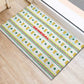Senegal Christmas Rubber Doormat Golden Lion and Festive Stars Motif - African Pride