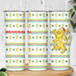 Senegal Christmas Skinny Tumbler Golden Lion and Festive Stars Motif - African Pride