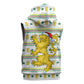 Senegal Christmas Sleeveless Hoodie Golden Lion and Festive Stars Motif - African Pride