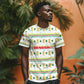 Senegal Christmas T shirt Golden Lion and Festive Stars Motif - African Pride