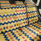 Chad Christmas Back Car Seat Cover National Coat of Arms, and Festive Motif - African Pride