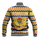 Chad Christmas Baseball Jacket National Coat of Arms, and Festive Motif - African Pride