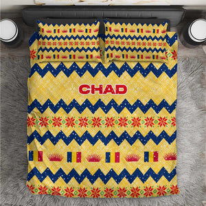 Chad Christmas Bedding Set National Coat of Arms, and Festive Motif - African Pride