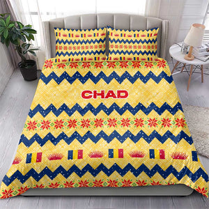 Chad Christmas Bedding Set National Coat of Arms, and Festive Motif - African Pride