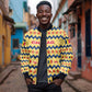 Chad Christmas Bomber Jacket National Coat of Arms, and Festive Motif - African Pride