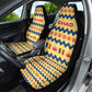 Chad Christmas Car Seat Cover National Coat of Arms, and Festive Motif - African Pride