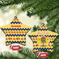 Chad Christmas Ceramic Ornament National Coat of Arms, and Festive Motif - African Pride