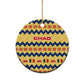 Chad Christmas Ceramic Ornament National Coat of Arms, and Festive Motif - African Pride