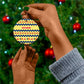 Chad Christmas Ceramic Ornament National Coat of Arms, and Festive Motif - African Pride