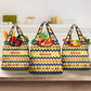 Chad Christmas Grocery Bag National Coat of Arms, and Festive Motif - African Pride