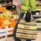 Chad Christmas Grocery Bag National Coat of Arms, and Festive Motif - African Pride
