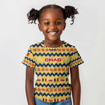Chad Christmas Kid T shirt National Coat of Arms, and Festive Motif - African Pride